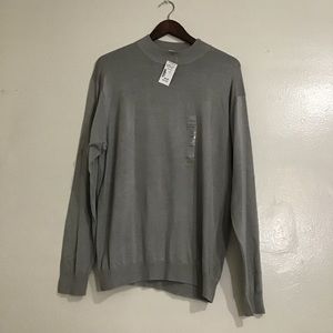 Men’s Warehouse grey sweater/turtle neck